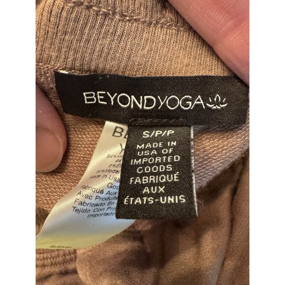Beyond Yoga Brown/tan High Waisted Joggers Women's Sz Small - Picture 5 of 15